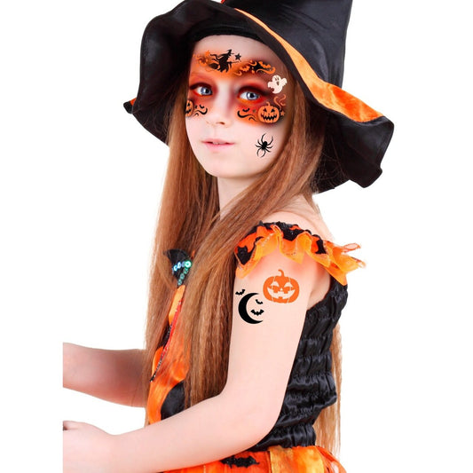 Plantilla para Maquillaje de Bruja infantil