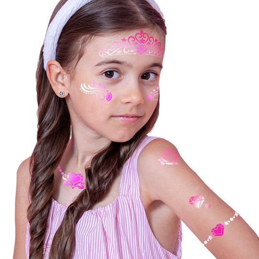 Plantilla para Maquillaje de Princesa infantil
