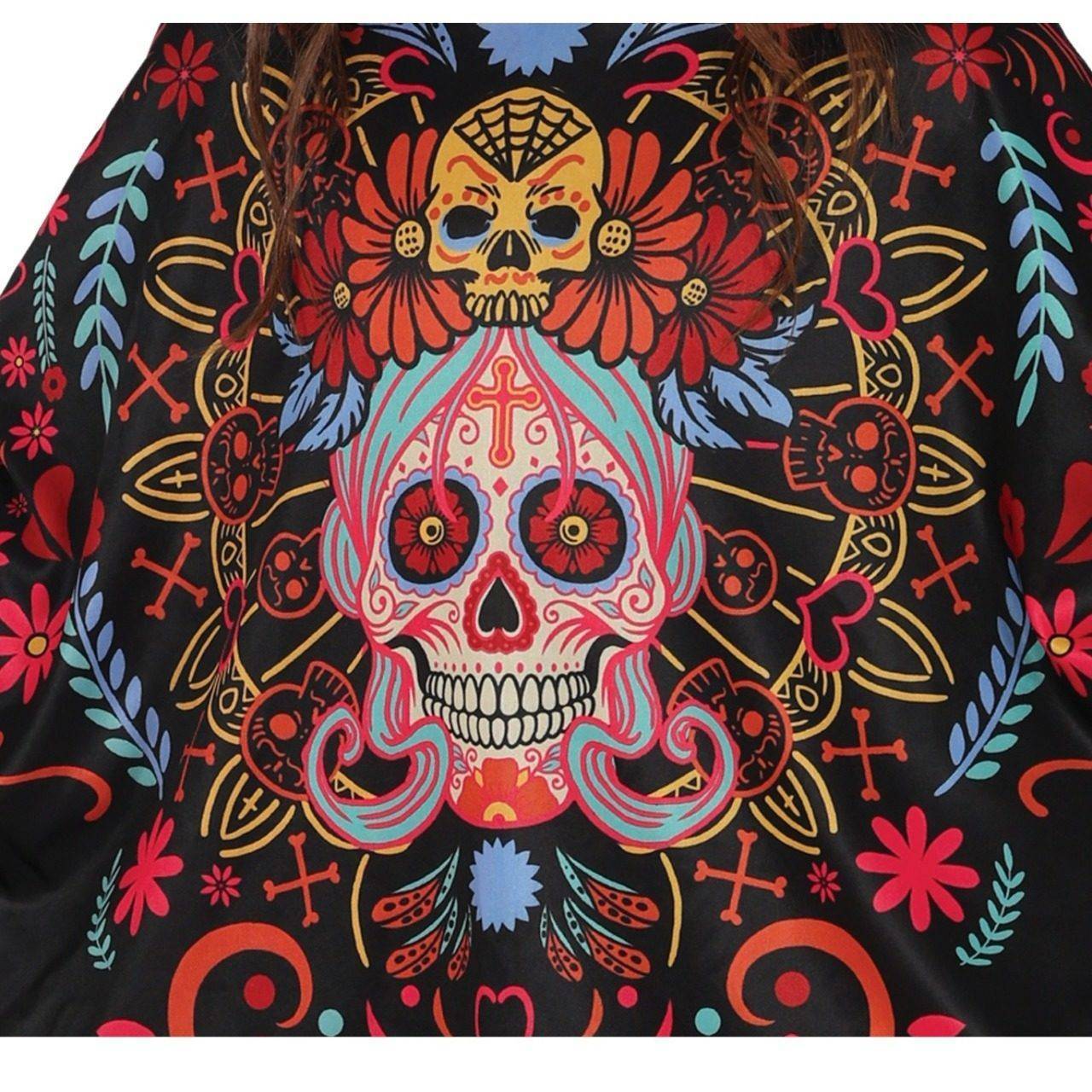 Poncho de Catrina Muerte infantil