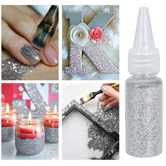 Purpurina Glitter Biodegradable Plateada