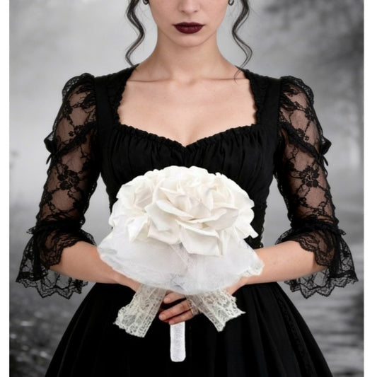 Ramo de Rosas Blancas Deluxe