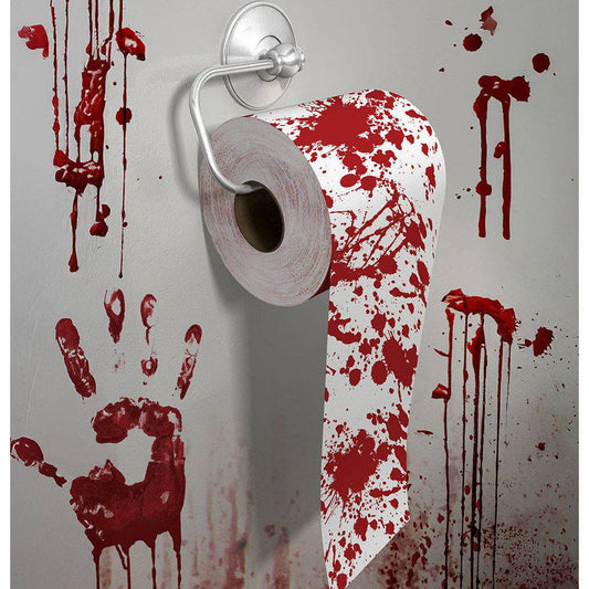 Rollo de papel Higiénico Sangriento
