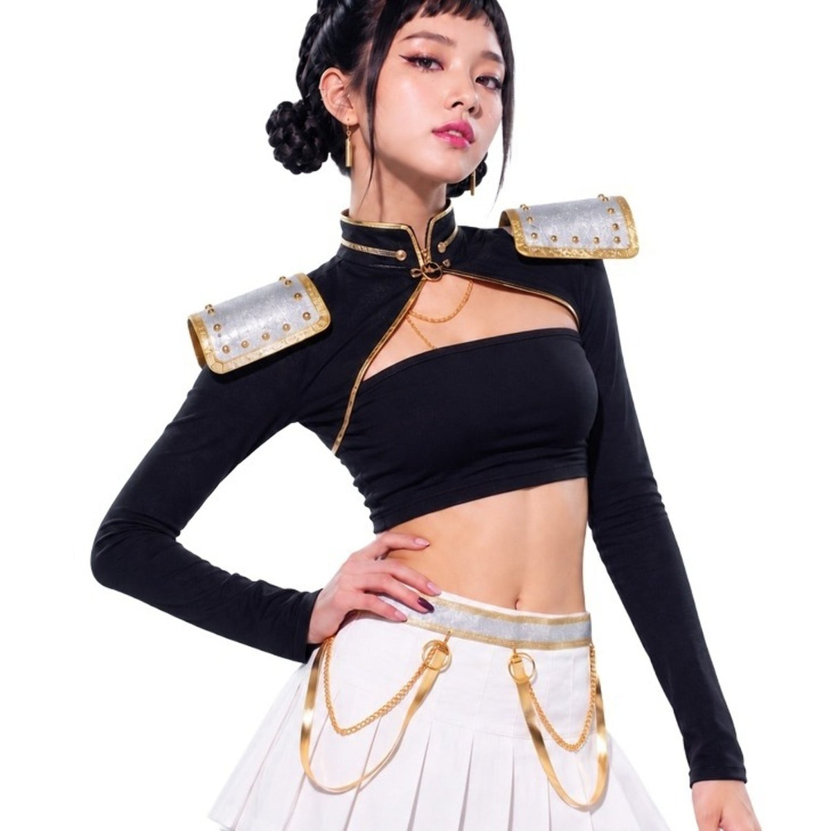 Set de K-Pop Hombreras y cinturón