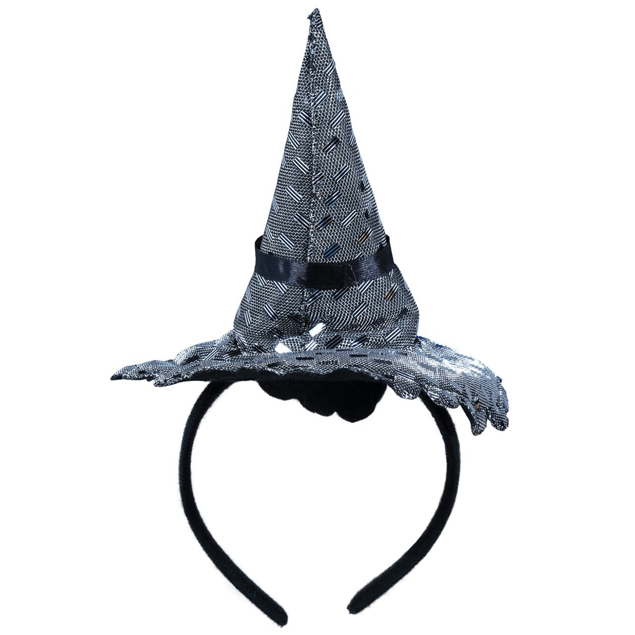 Sombrero Chic de Bruja Plata