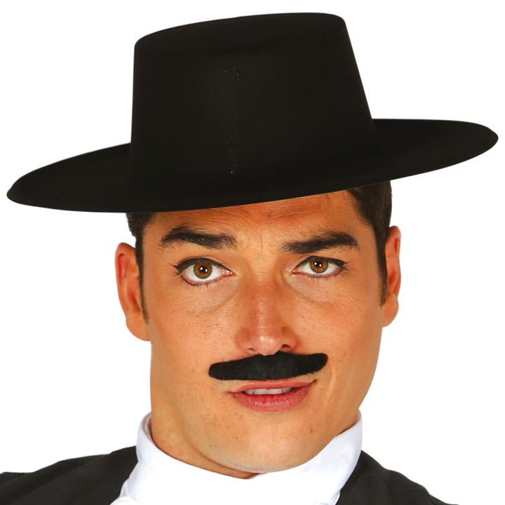 Sombrero Cordobés Negro Flocado