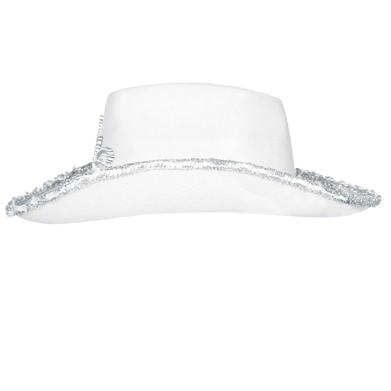 Sombrero de Vaquera Blanco Corona
