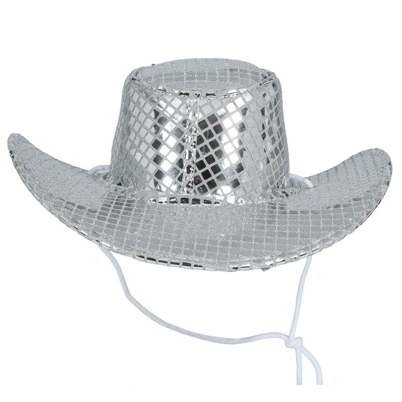 Sombrero de Vaquera Plateado
