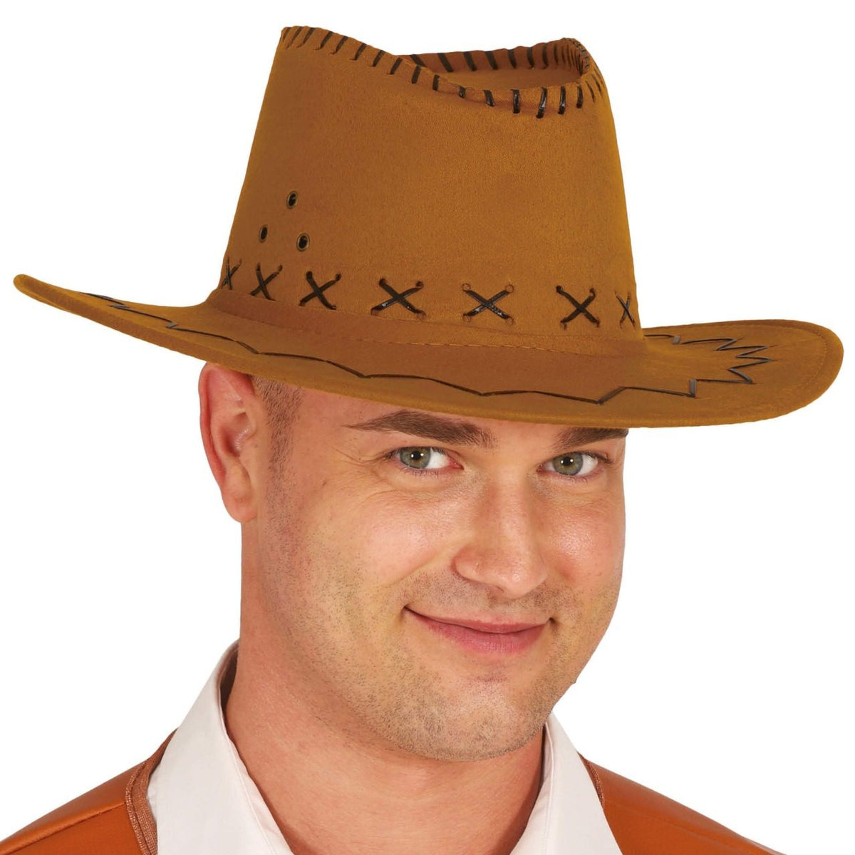 Sombrero de Vaquero Cowboy Marrón Claro