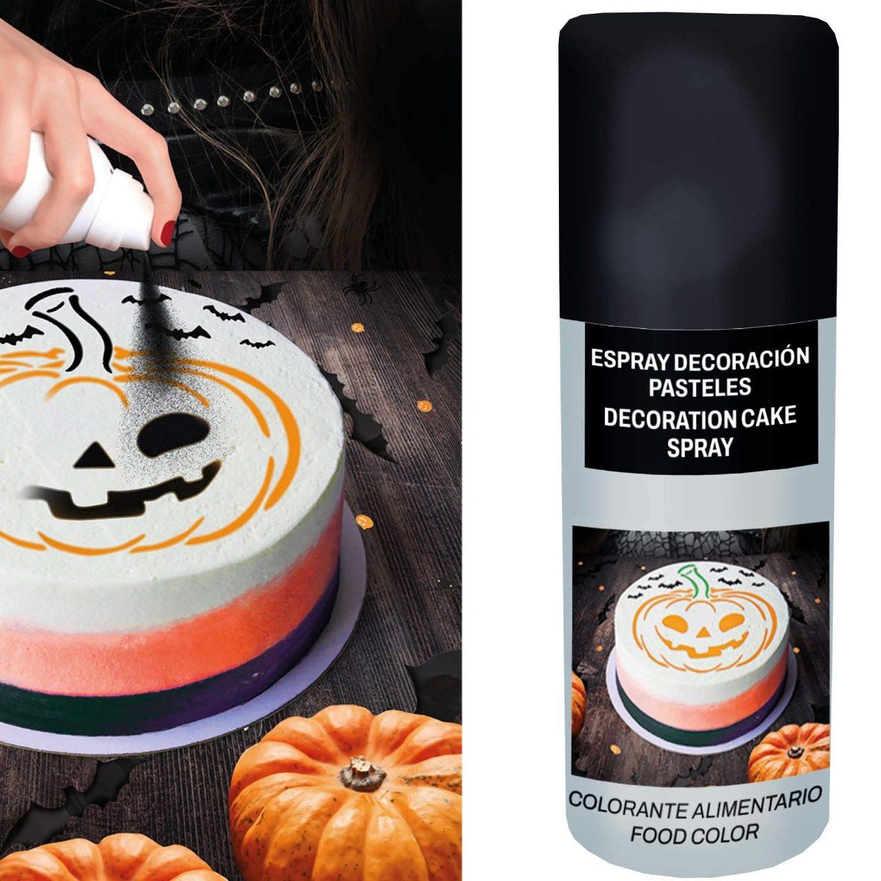 Spray Comestible Negro