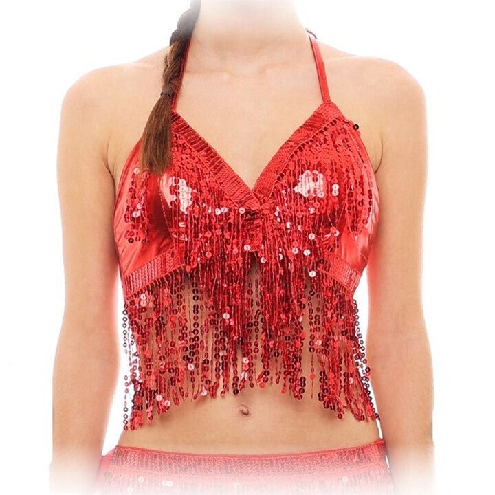 Top de Lentejuelas Rojo