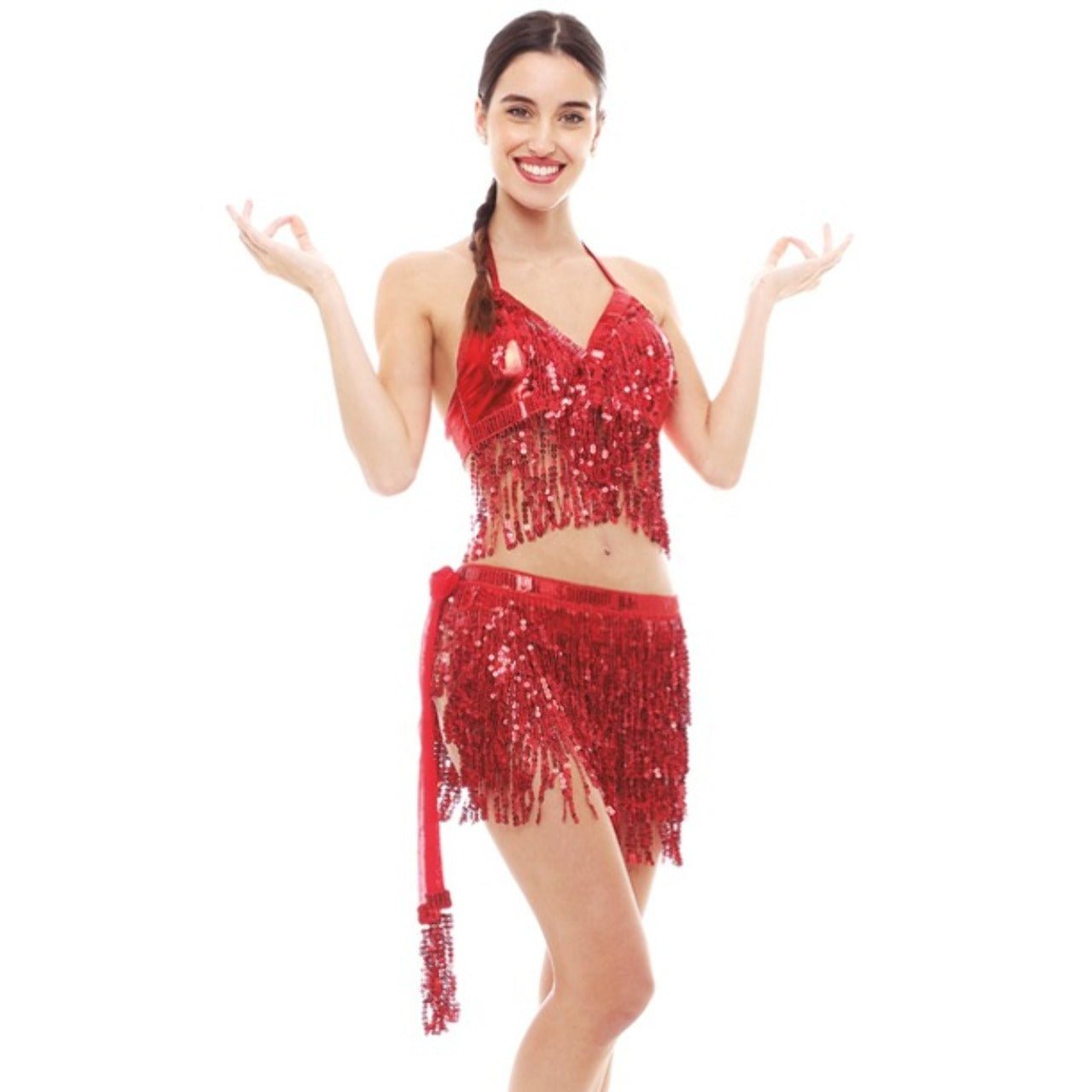 Top de Lentejuelas Rojo