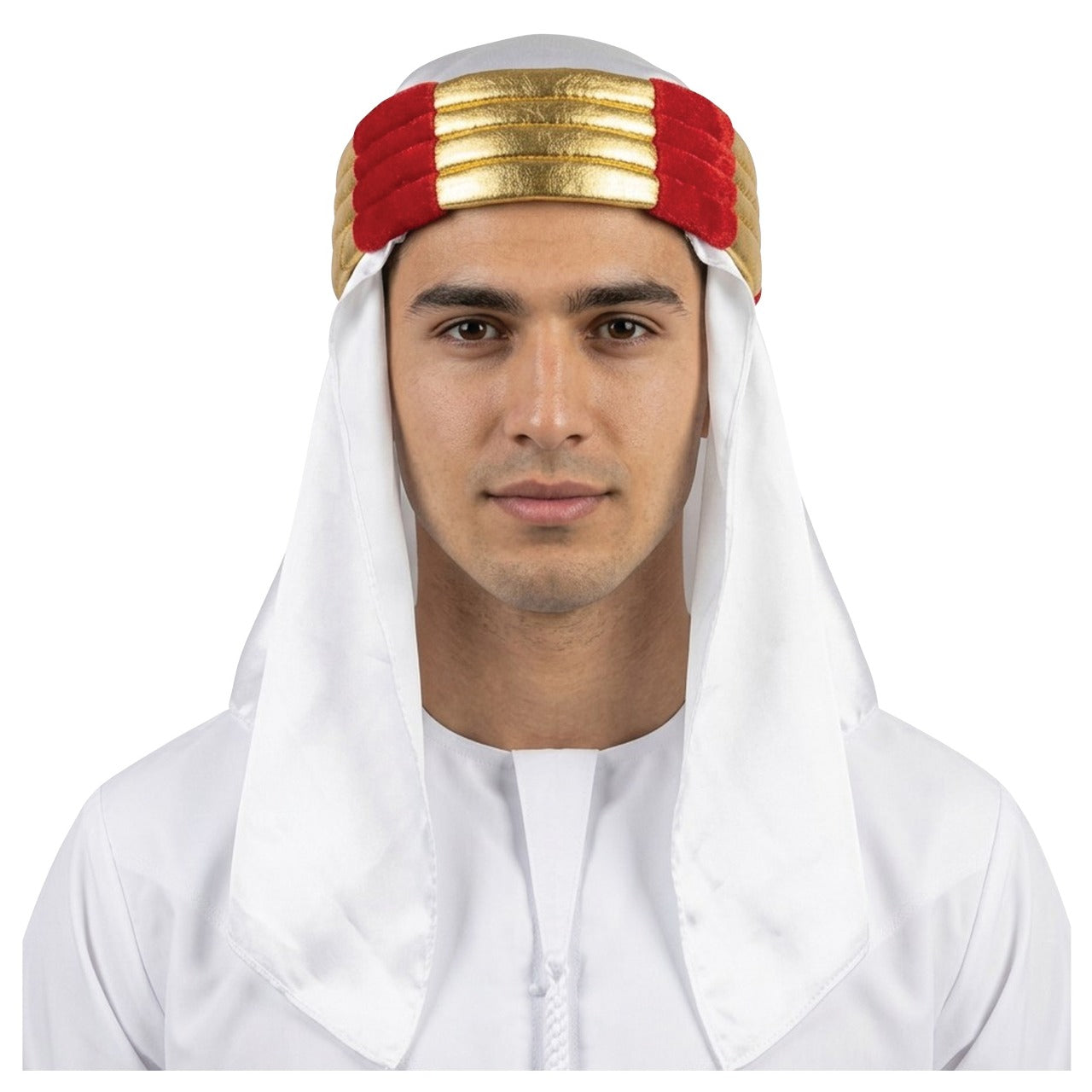 Turbante de Príncipe Árabe Blanco