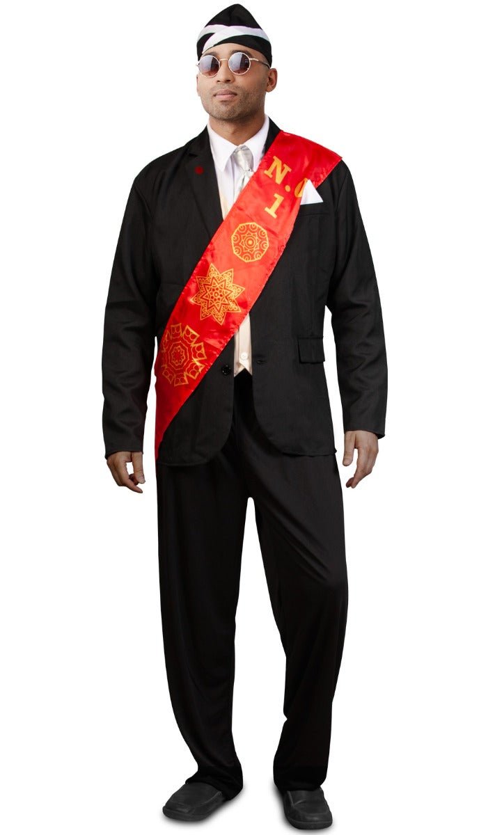 Disfraz de Negro del Ataúd para adulto Don Disfraz