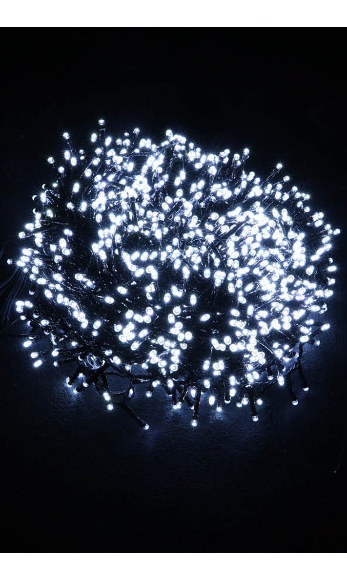 Luces de Navidad 30m Blanco Frío 1500 Led Ext.