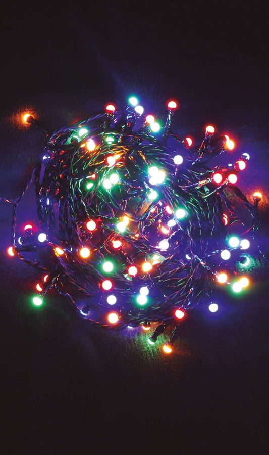 Luces de Navidad 11m Multicolor 560 Bolas Led Ext.
