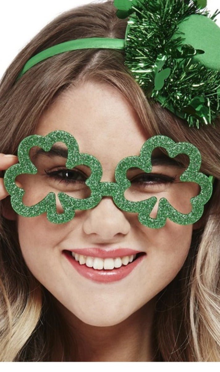 Gafas de Saint Patrick Purpurina