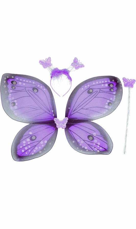 Set de Mariposa Violeta