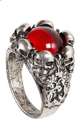 Anillo Rojo Calaveras