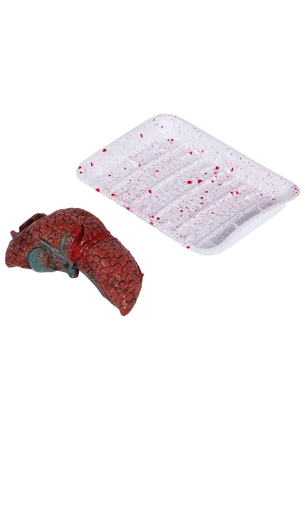 Bandeja con Pulmón ensangrentado