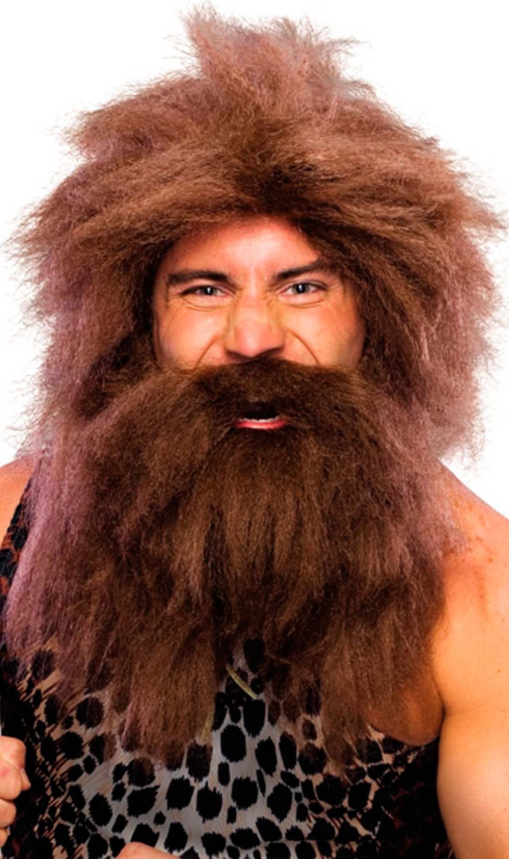 Peluca y Barba Troglodita