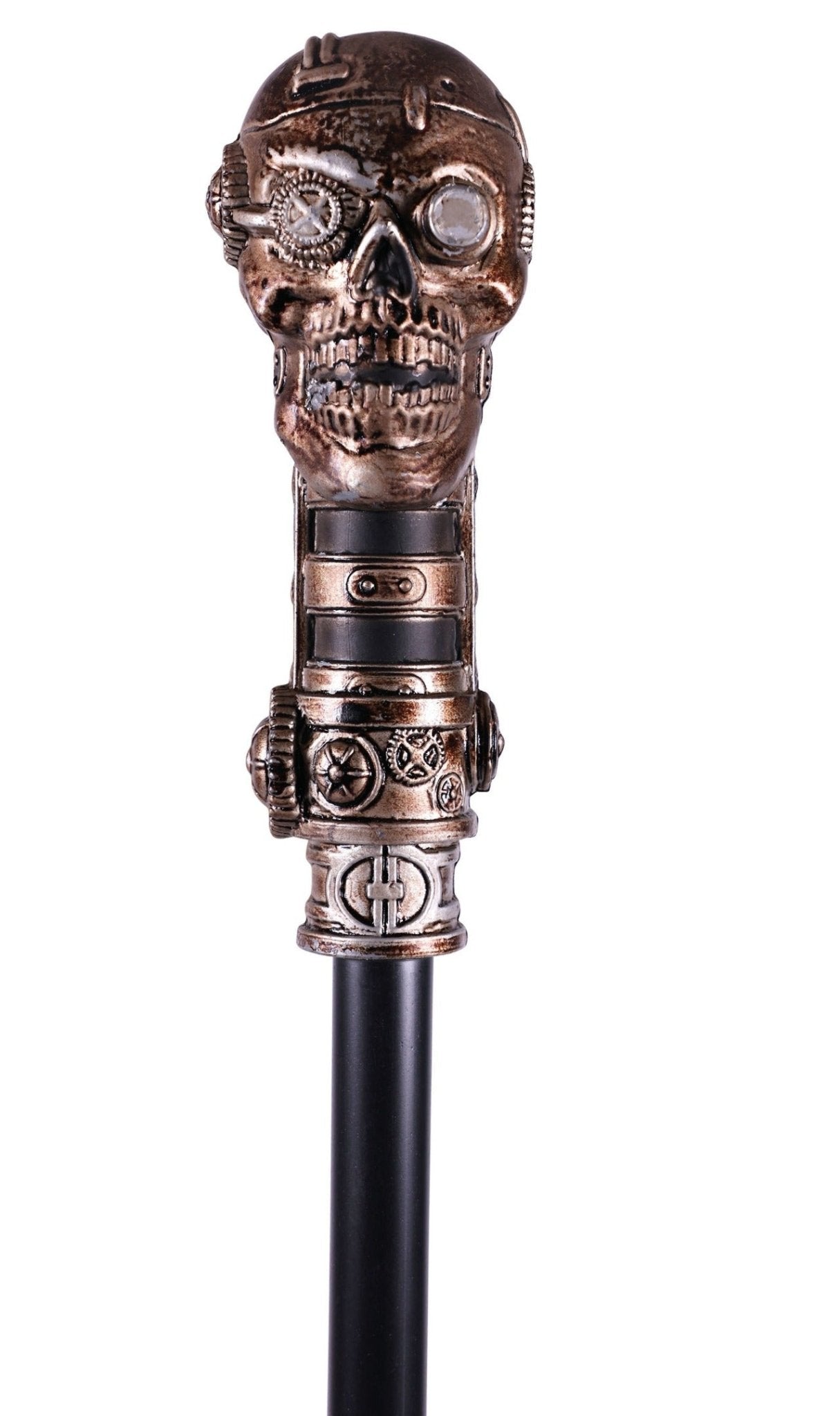 Bastón de steampunk Calavera