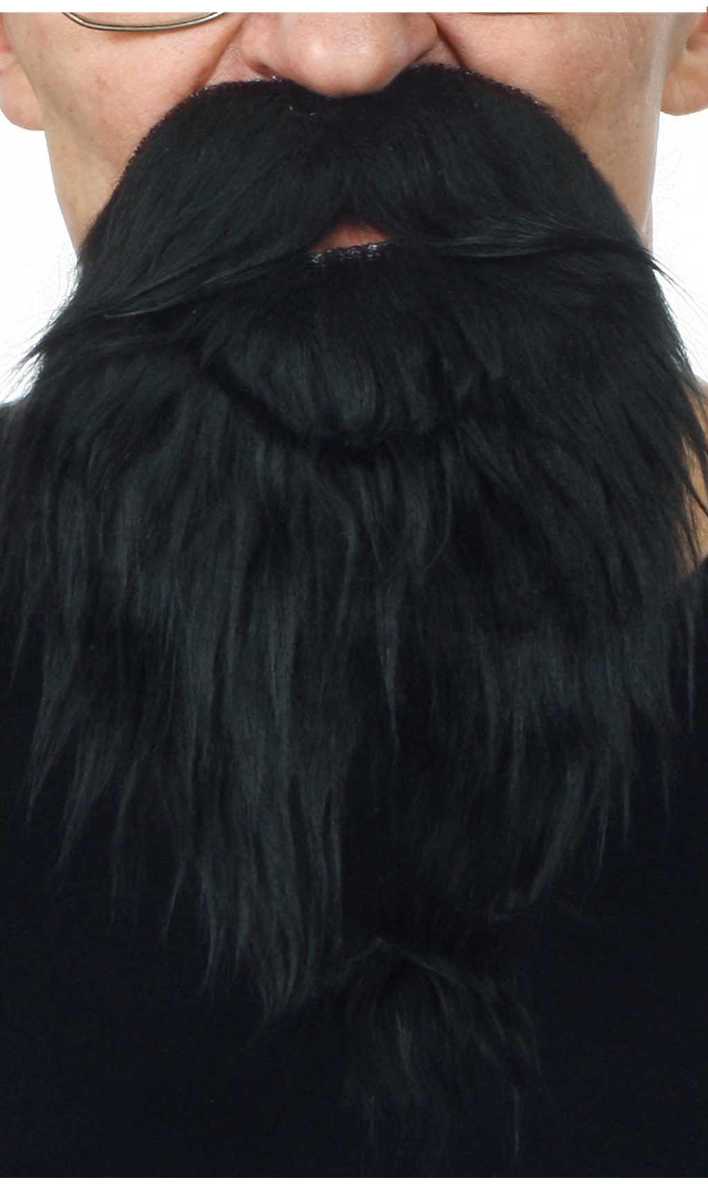 Bigote y Barba Negro Profesional 034-MF