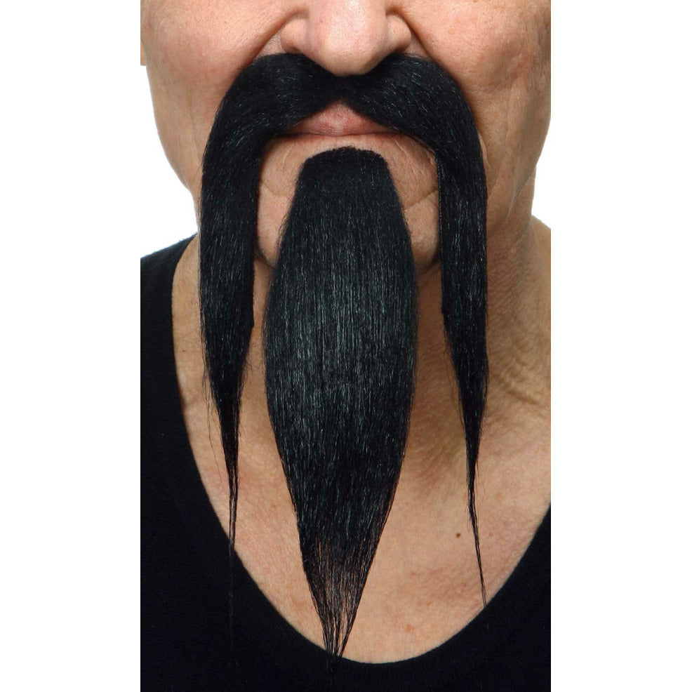 Bigote y Perilla Negro Profesional 038-LH | Don Disfraz