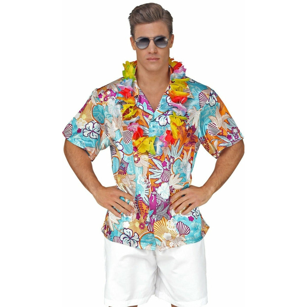 Camisa Hawaiana de Flores | Don Disfraz