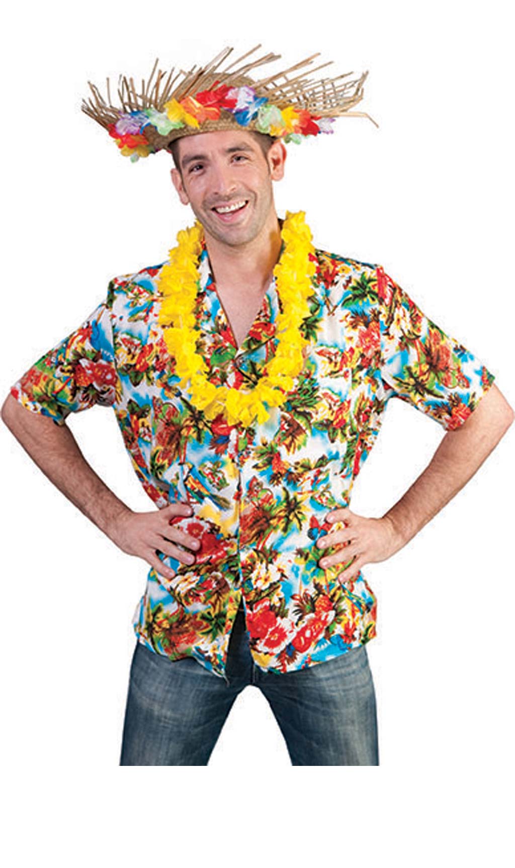 Hawaiian Shirts Camisa Hawaiana Hombre Blanca Camisa Hawaiana