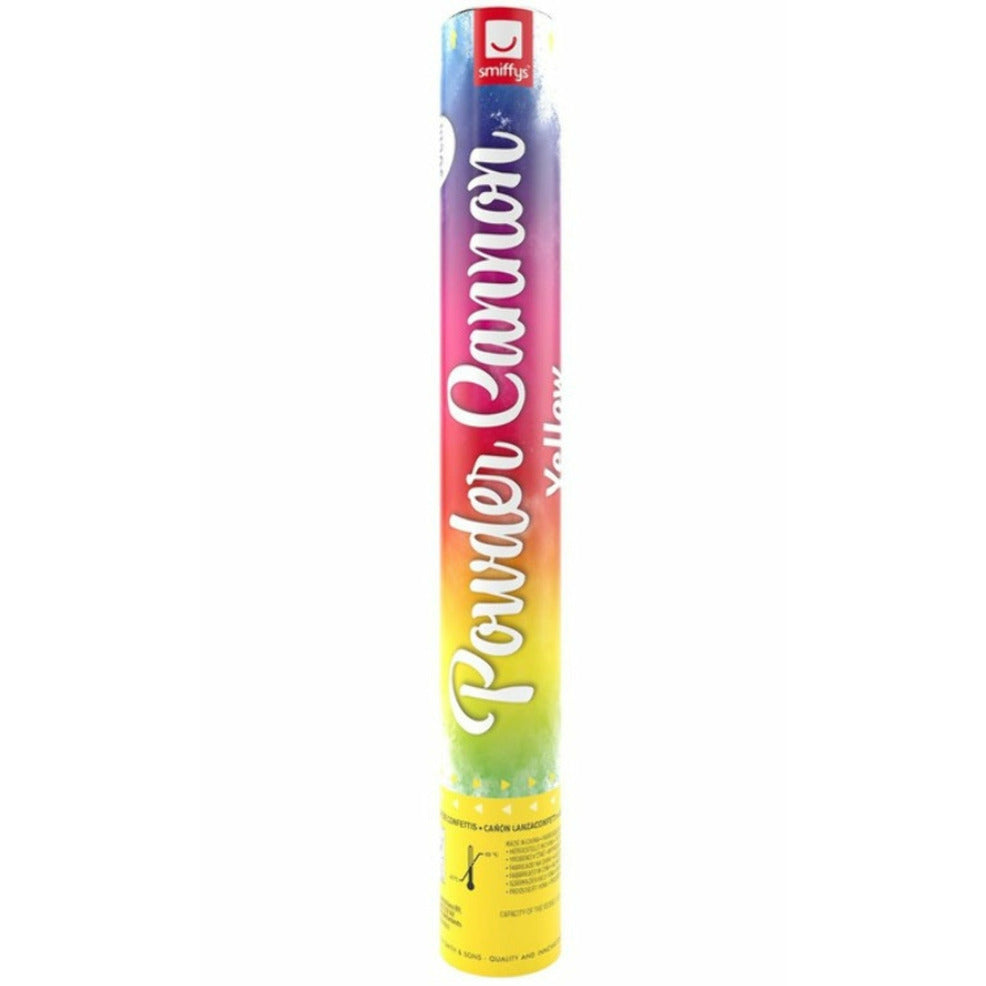 Cañón de Polvo Holi Amarillo | Don Disfraz