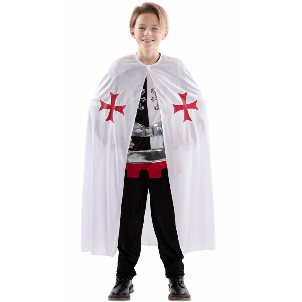 Capa de Caballero Medieval Blanca infantil | Don Disfraz