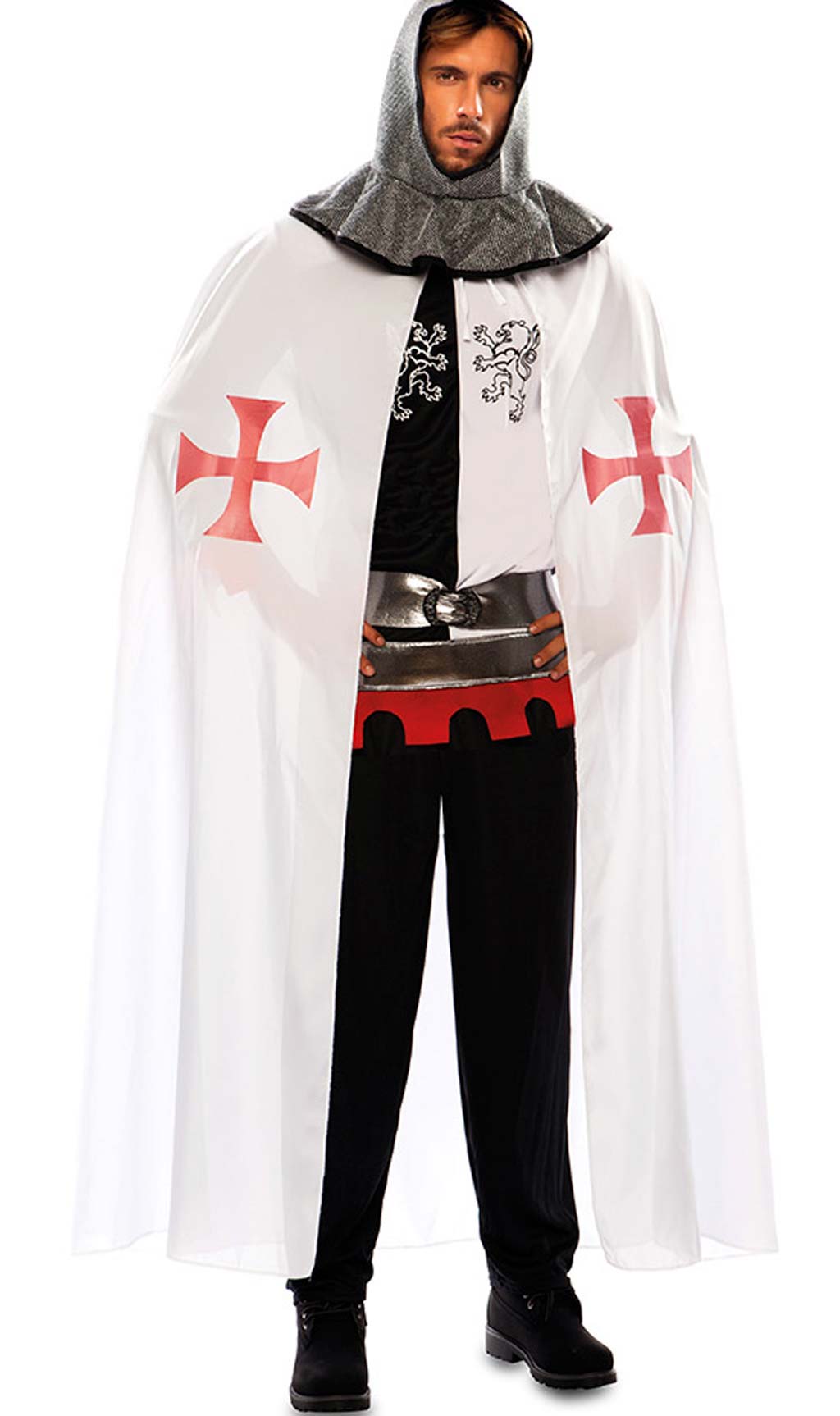 Capa de Caballero Medieval Blanca