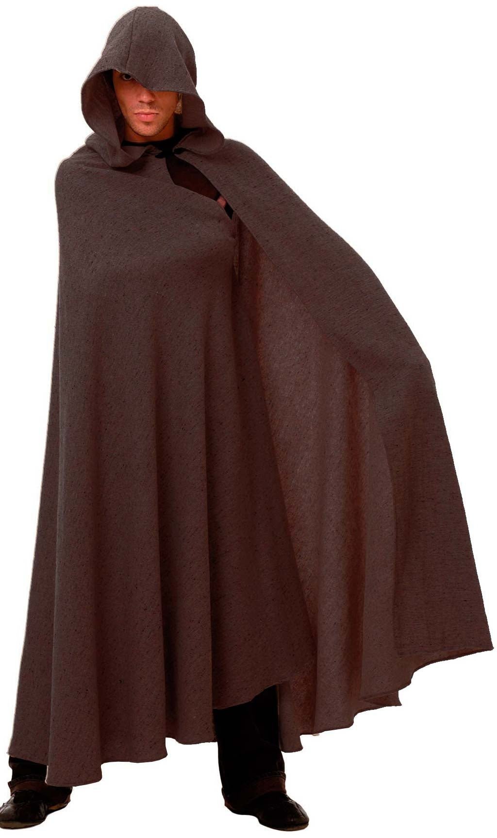 Capa Medieval Rústica Marrón