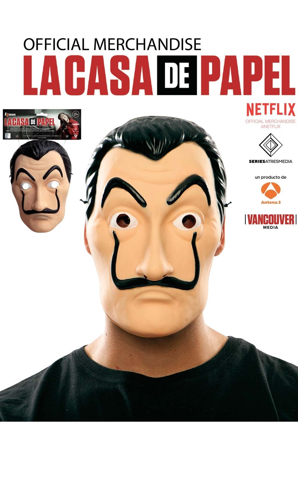 Máscara de Ladrón de La Casa de Papel™