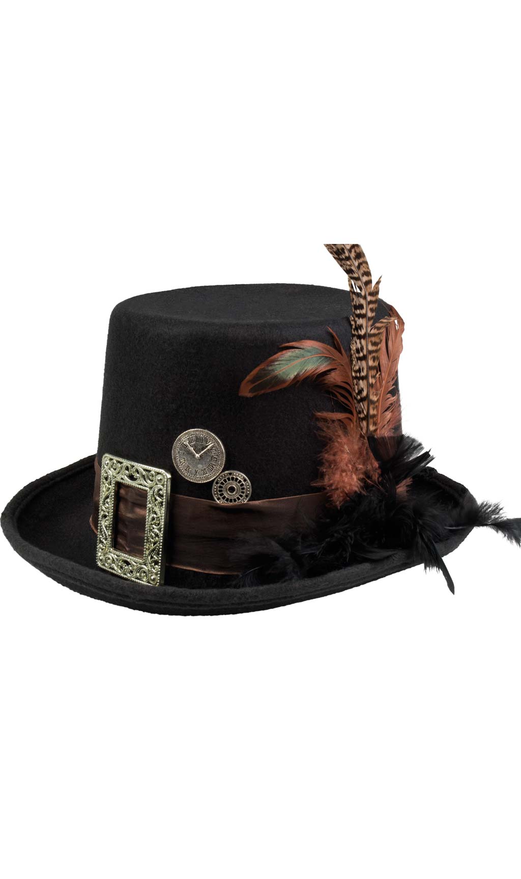 Cappello Steampunk Con Occhiali | Chistera Vittoriana Per Halloween | Accessorio Costume Uomo