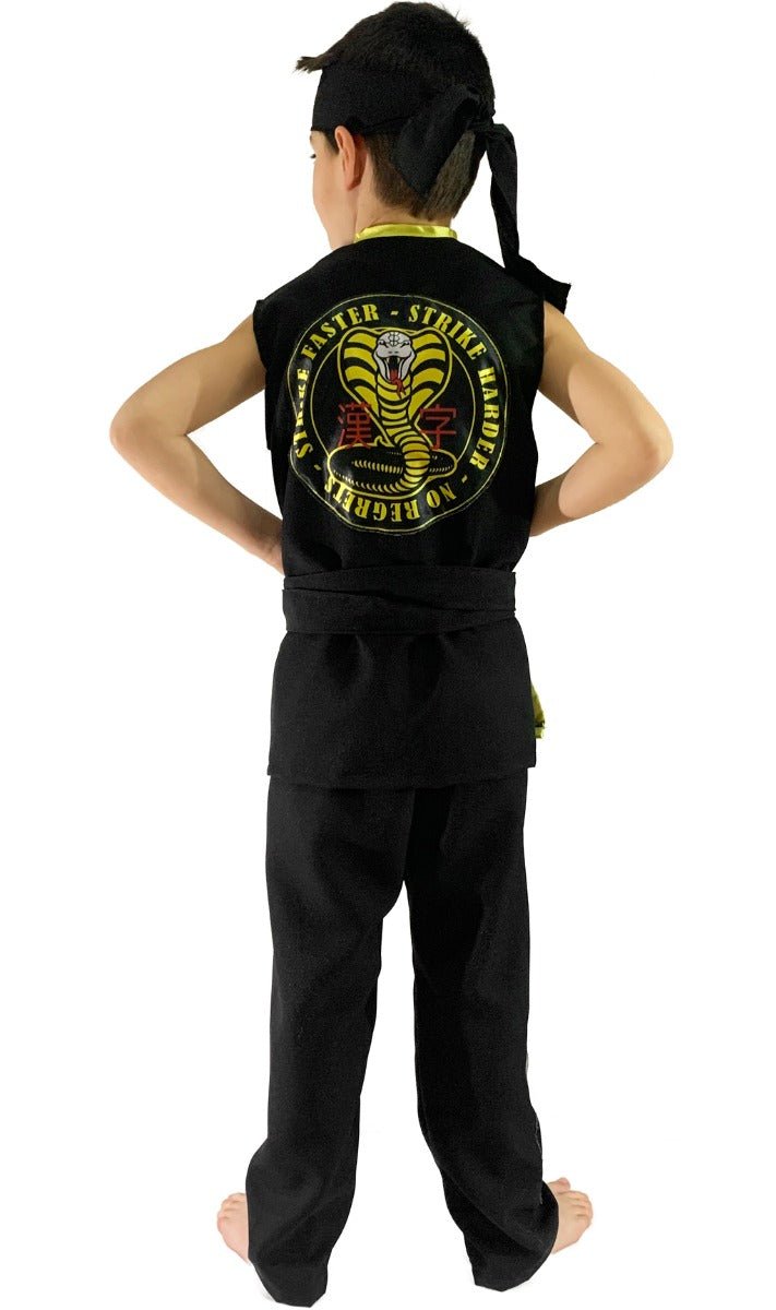 Disfraz de Cobra Kai Karateca infantil I Don Disfraz