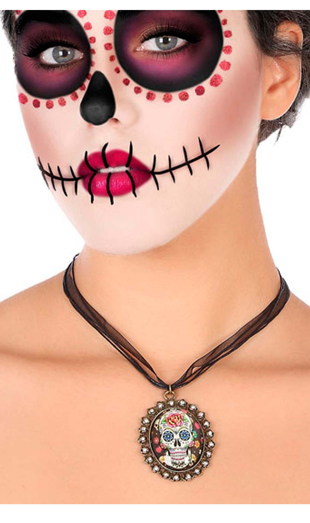 Collar de Catrina Mexicana