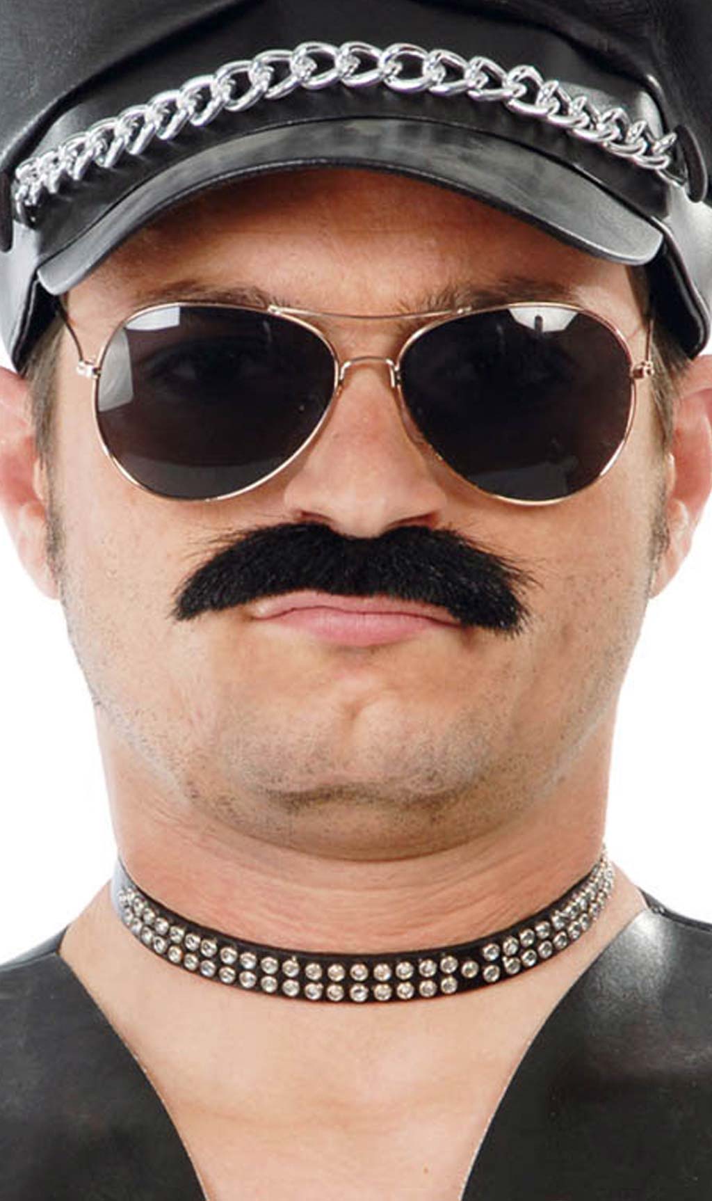 Collar Punk con Brillantes