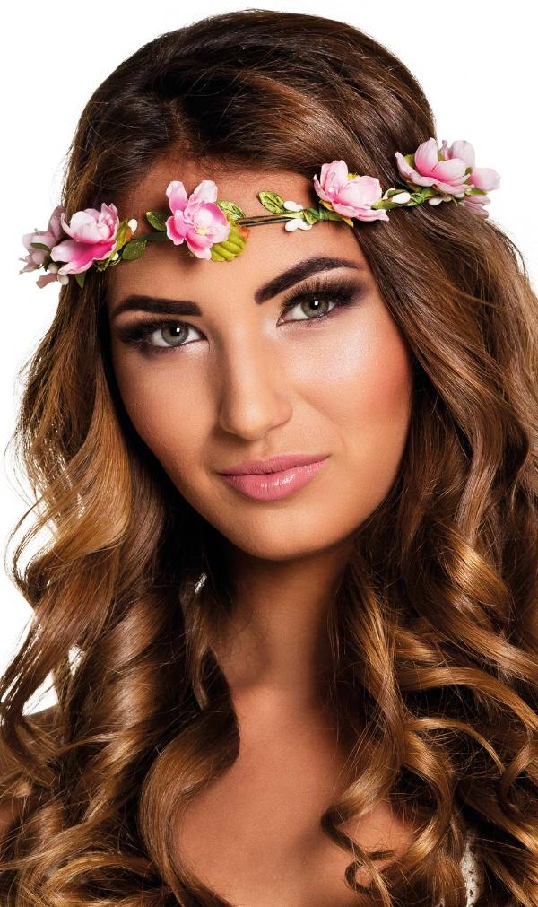 Corona de Flores Rosas