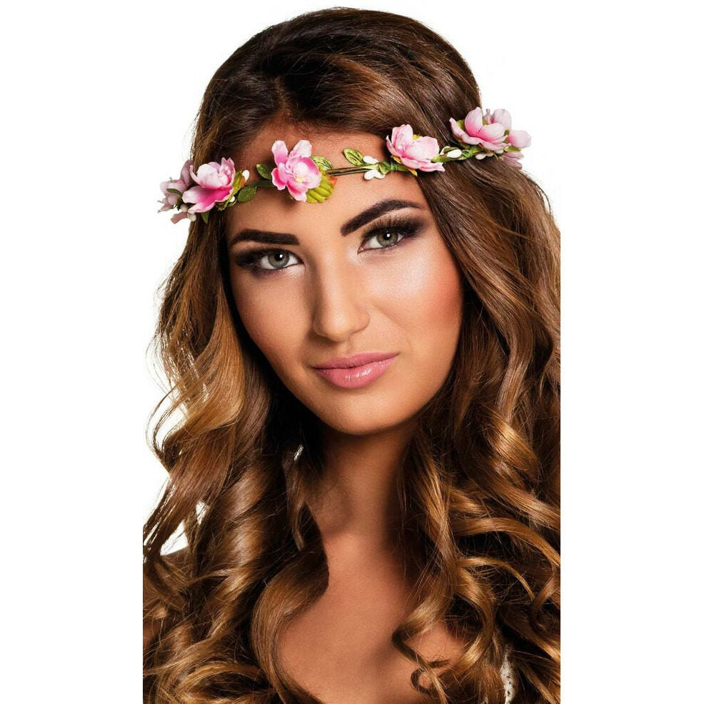 Corona de Flores Rosas | Don Disfraz