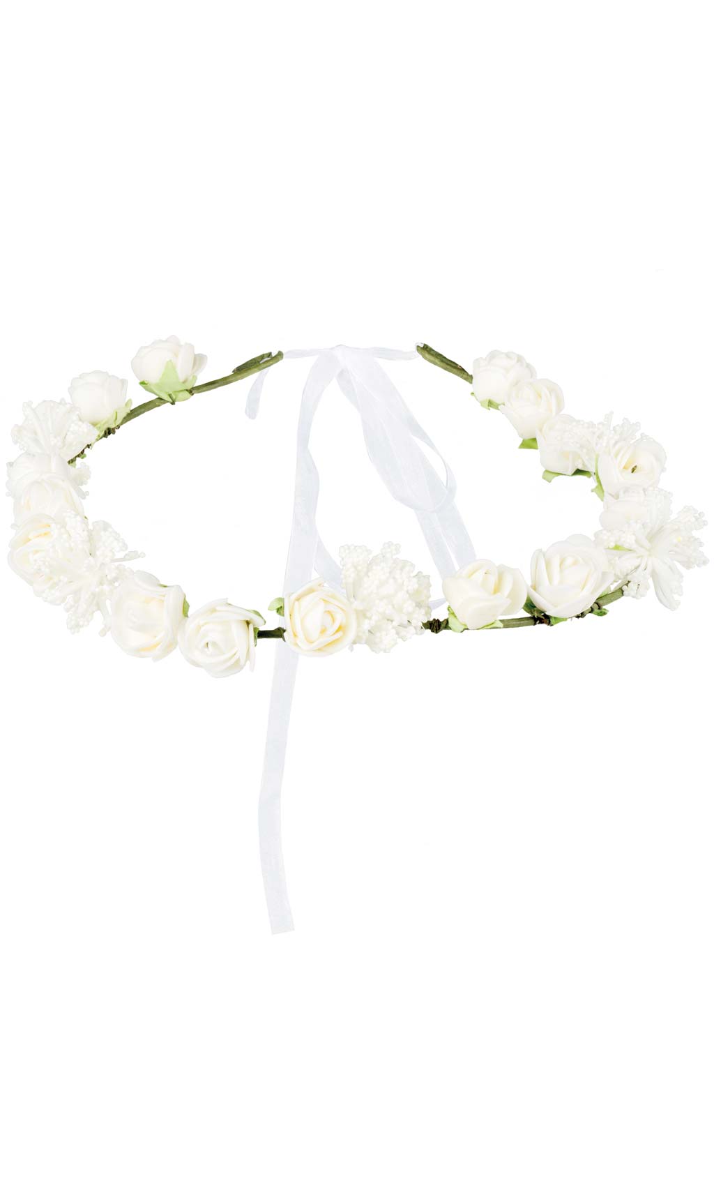 Corona de Rosas Blancas