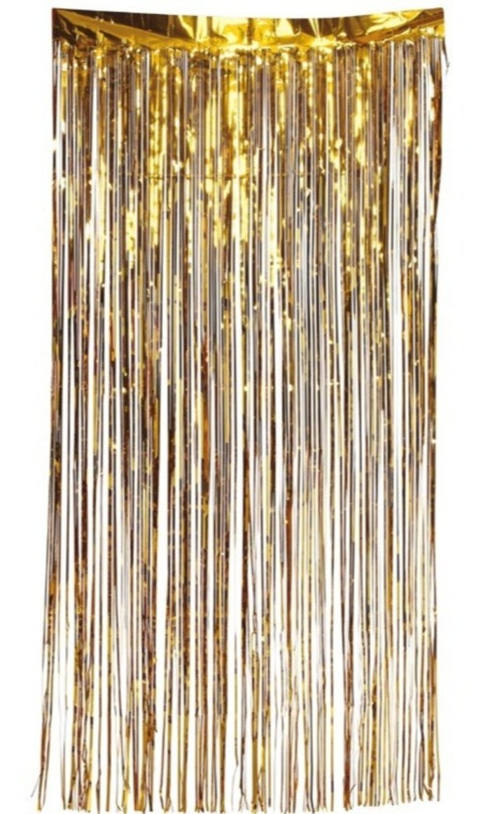 Cortina Dorada Decoración