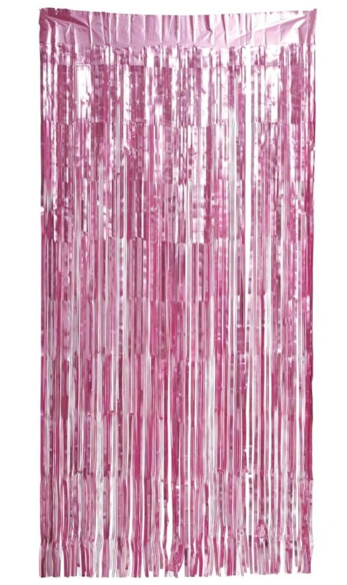 Cortina Rosa Decoración