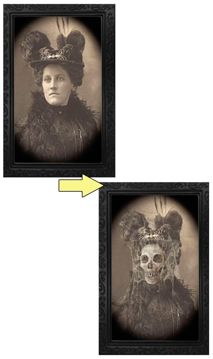 Cuadro de Terror Mujer Pequeño