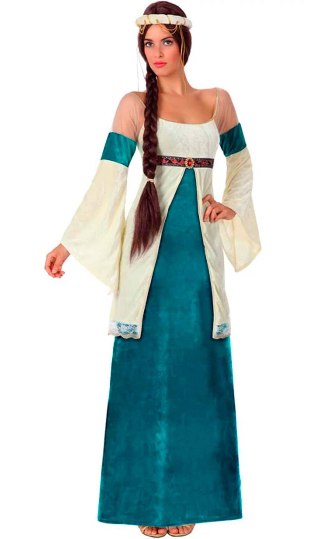 Disfraz mujer medieval adulto 