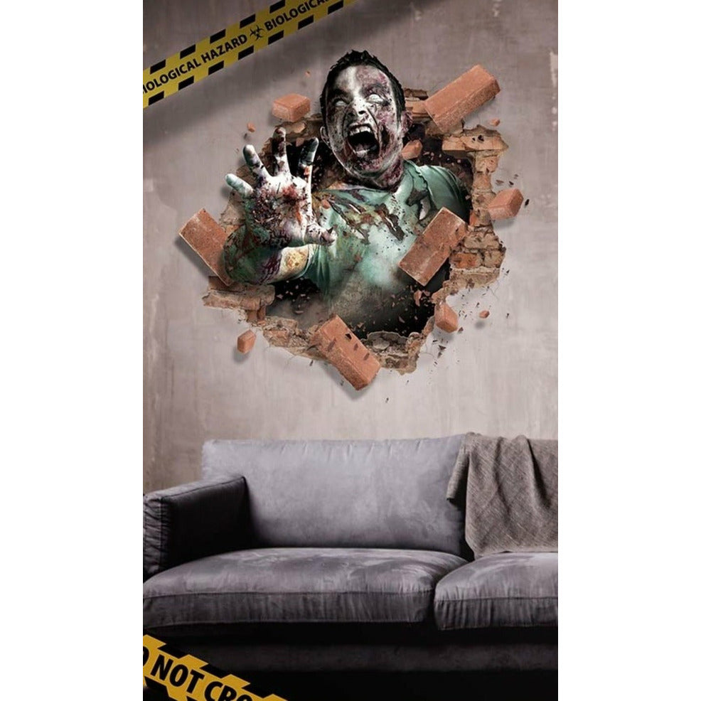Decoración Adhesiva para Pared de Zombie | Don Disfraz