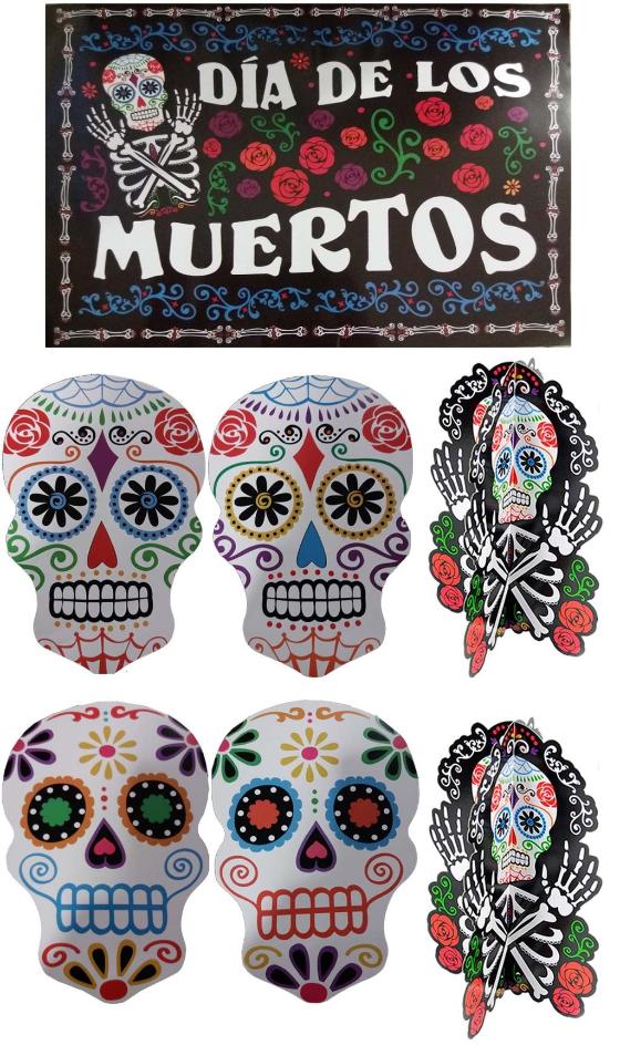 Set Decoración Calaveras Muerte