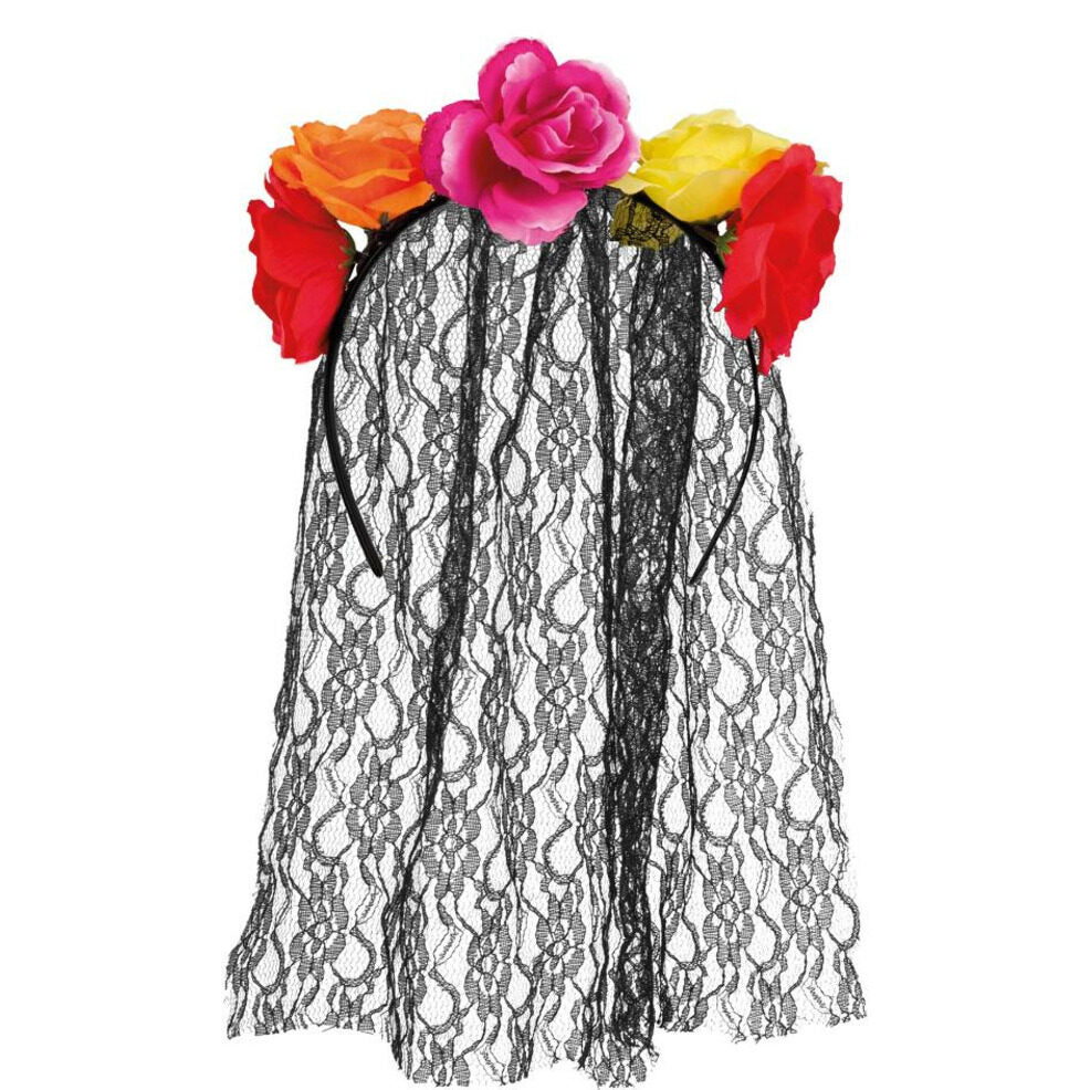 Diadema Catrina Velo | Don Disfraz