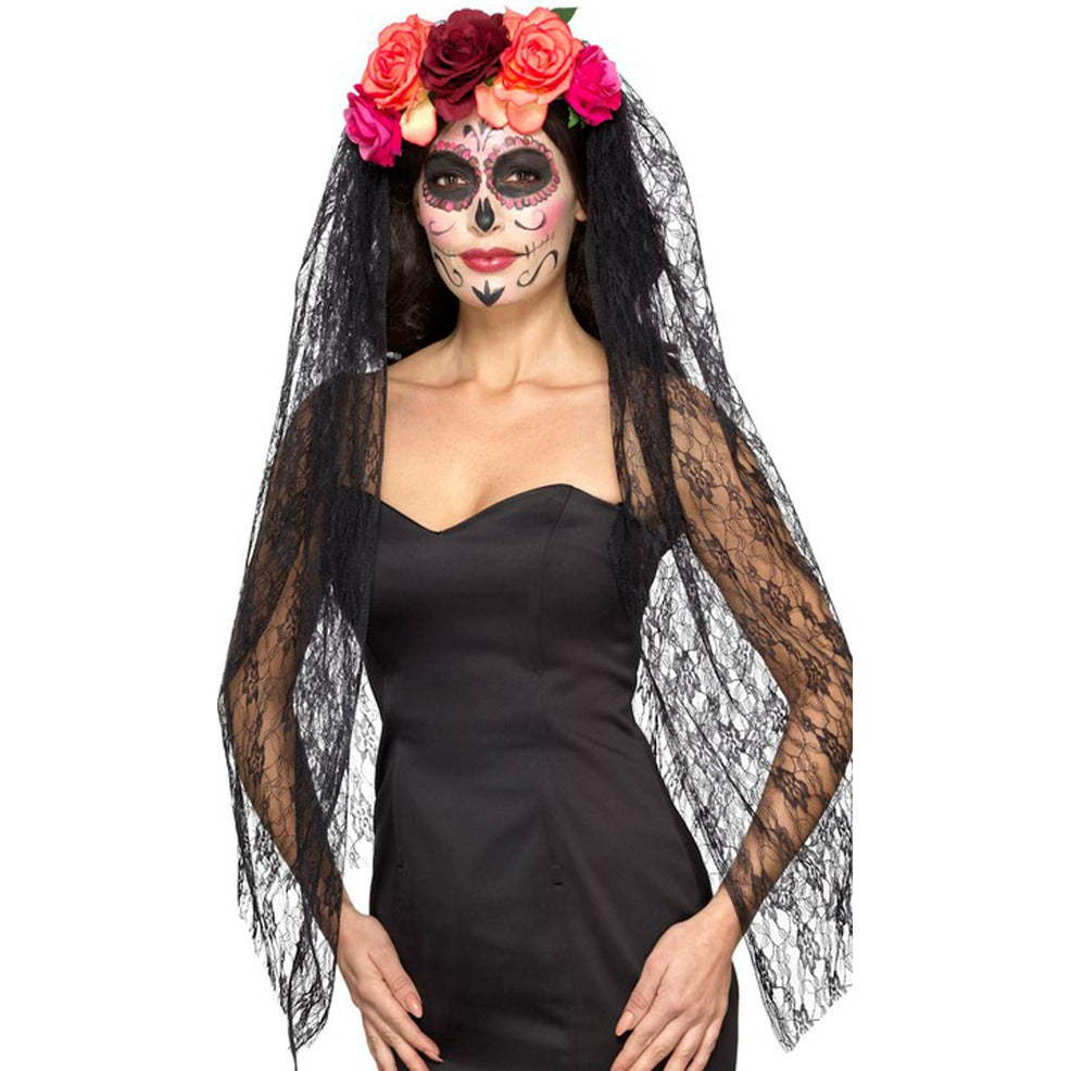 Diadema de Catrina Deluxe | Don Disfraz