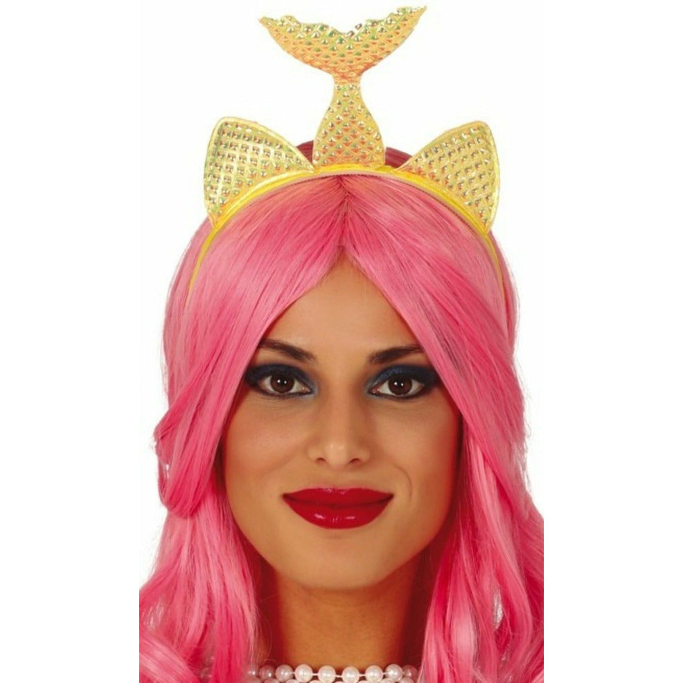 Diadema de Sirena Dorada | Don Disfraz